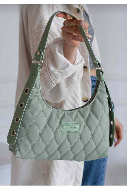 Women's Mint Green Hand and Shoulder Bag