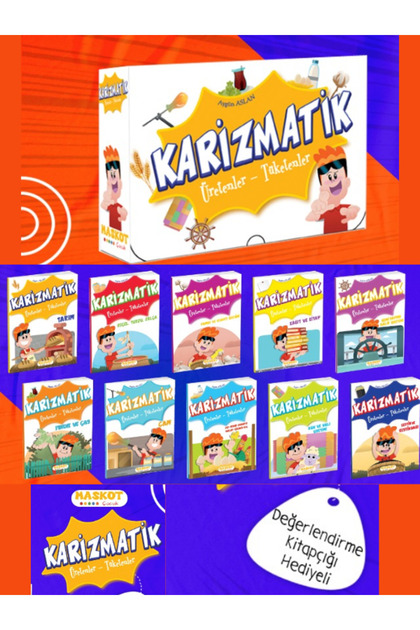 5 Renk Yayınları Üretenler-Tüketenler KARİZMATİK 10 Kitap