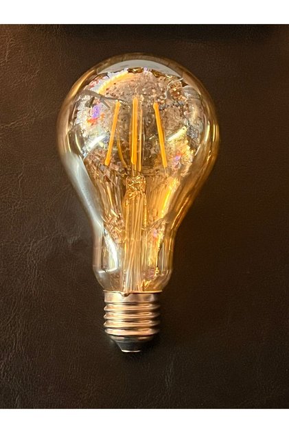 3 WATT A70 MODELİ 190 LÜMEN DİMMERLİ AMBER CAMLI LEDLİ RUSTİK AMPUL