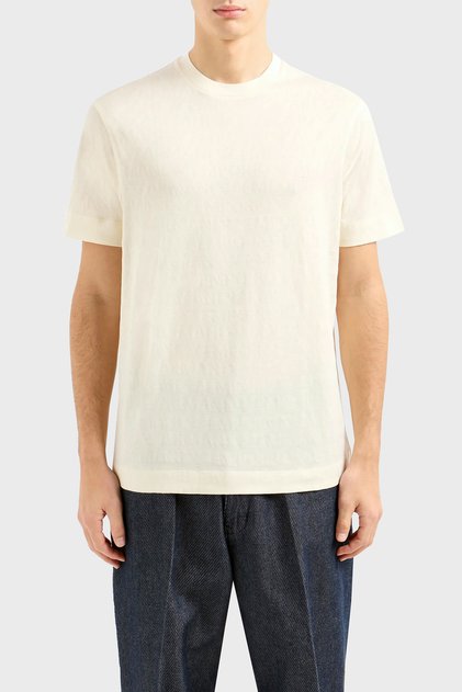 Cotton Regular Fit Crew Neck T Shirt Men's T SHIRT 3D1TH5 1JORZ 0128