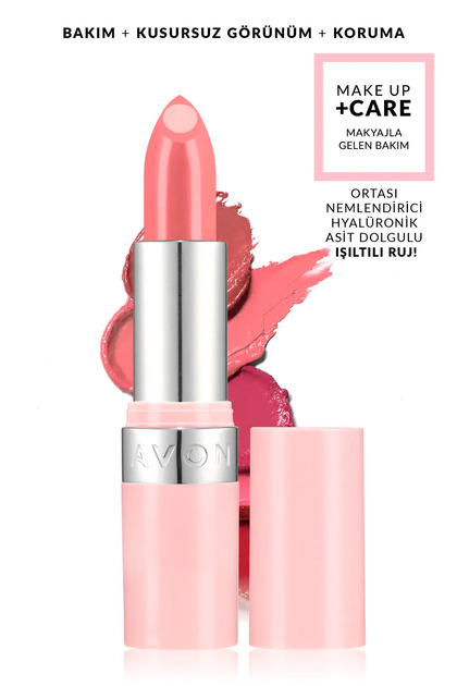 Avon Hydramatic Işıltılı Ruj - Rose Quartz 2'li + Cep Aynası