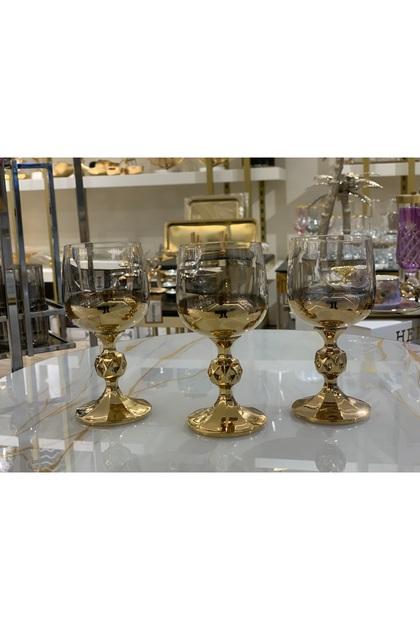 BOHEMIA CRYSTAL COFFEE SIDE GLASS