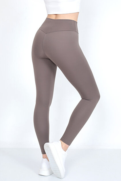 MAXFIT Kadın Spor Tayt Arkası Çapraz Sıkılaştırıcı Toparlayıcı