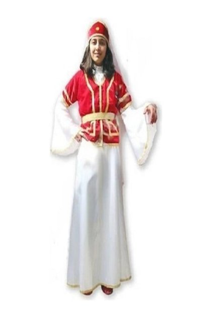 Caucasian Azeri Costume Children's Central Outfit Azerbaijan Country Dress