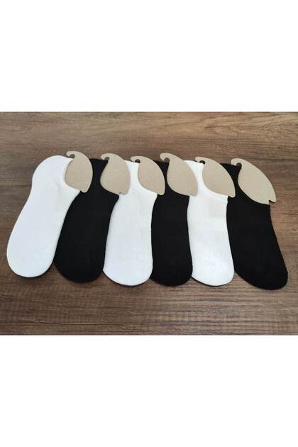 Men's 6 Pairs Bamboo Top Mesh Toe Seamless Snekers Socks