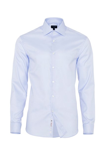 Non Iron Oxford Blue Classic Collar Tailor Fit Journey Shirt