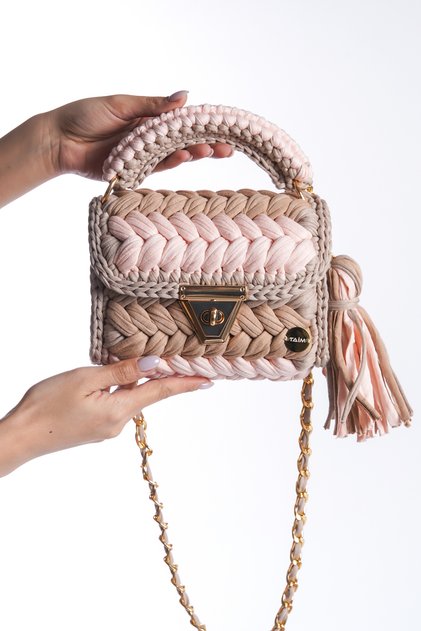 Women's Shoulder Bag Vesla Powder