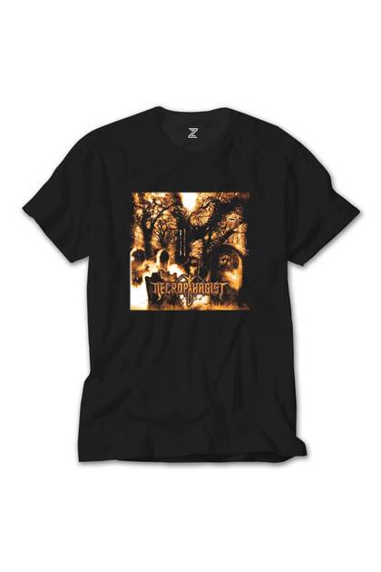 Maglietta Unisex Necrophagist Epitaph – 100% Cotone, Manica Corta, Stampe Di Qualità, Colore Nero