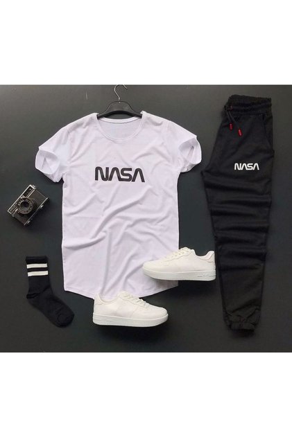 NASA T-Shirt and Sweatpants 2-Piece Combination