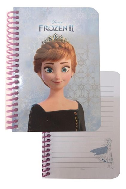 Notepad Frozen Elsa 11x15 cm 1 Piece 80 Sheets Lined Licensed Frozen Student Notebook