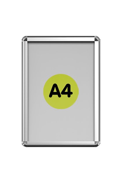 Noki A4 Display Frame with Rondo Corner 25mm