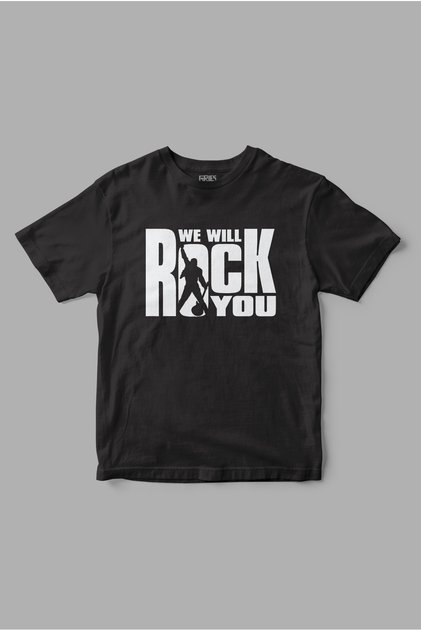 We Will Rock You Queen εμπριμέ μπλουζάκι