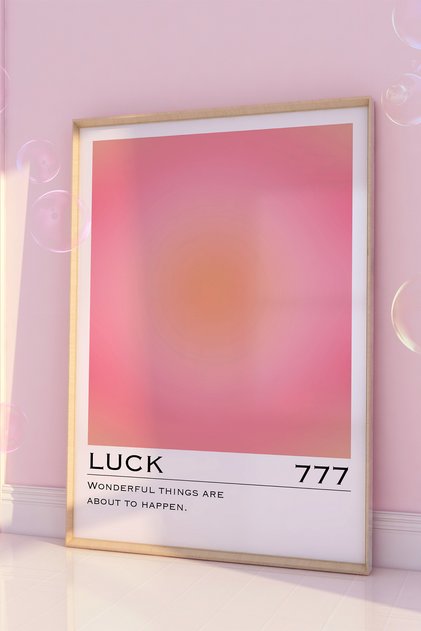 A3 Angel Numbers Aura Poster, Aura Poster, Estetik Duvar Tablosu, Poster Gradient Poster Çerçevesiz