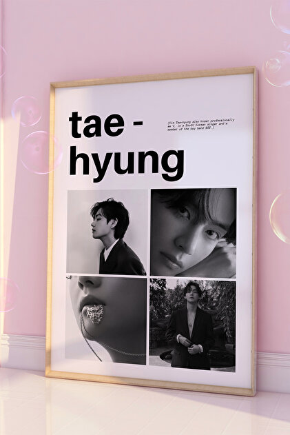 Vinca Prints A3 Bts Posteri Bangtan Posteri Çerçevesiz Yoongi