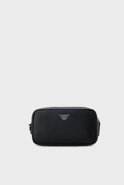 Logo Zippered Shaving Bag Men's Shaving Bag Y4R356 Y138E 81072