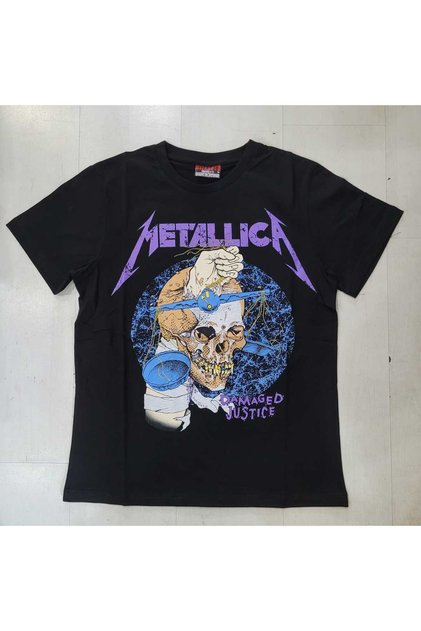 METALLICA DAMAGED JUSTICE T-SHIRT