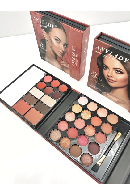 プレディア アフィニティ フェイスカラー 5色セット ANYLADY 32 Colors Cüzdan Model Makyaj Seti - Göz Farı, Aydınlatıcı