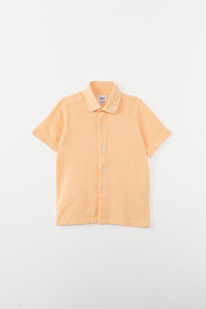 Boy's Linen Look Shirt