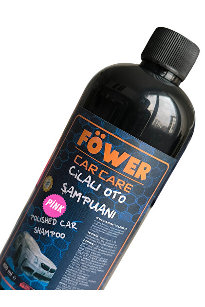 föwer Oto Şampuan Pembe Köpük Cilalı Oto Şampuan Ultra Kalite Pink