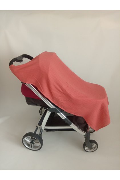 Baby Muslin Stroller Cover