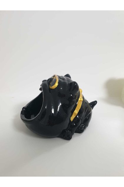 Handmade Bulldog Dog Ashtray Design