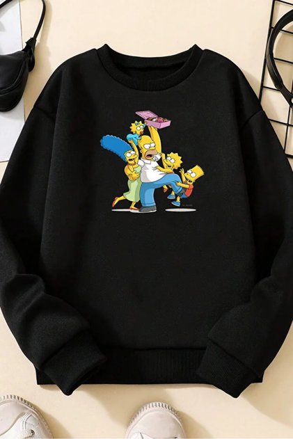zeroyaka sweat with simpson print