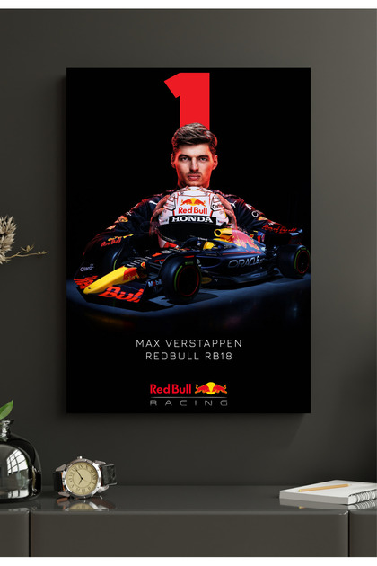 Hobiart Redbull Yarış Max Verstappen Formula F1 33x48 Poster Duvar