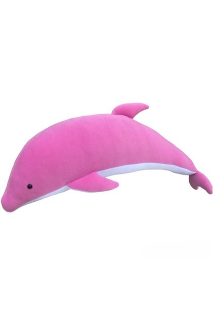 Pink 60 cm Dolphin Toy Fish Sleeping Companion Cute Dolphin Plush Toy