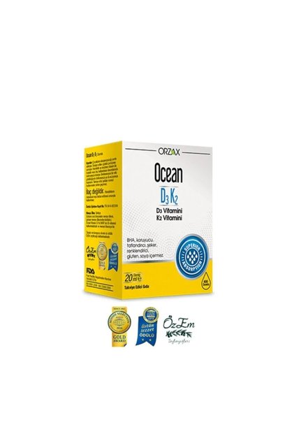 Vitamin D3k2 Takviye Edici Gıda Damla 20 ml