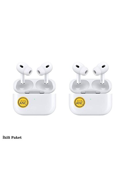 asfteknoloji 2 ADET AİRPODS PRO ANC PREMİUM SERİSİ BLUETOOTH