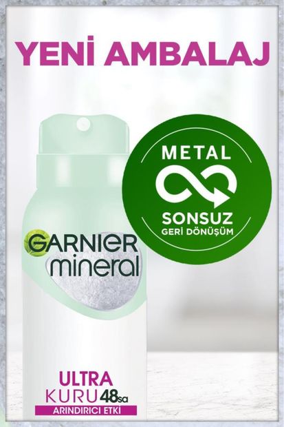 Garnier Mineral Ultra Kuru Sprey Deodorant 3'lü Set - 6