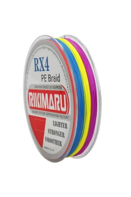 RX4-4 طبقات، 150 متر، 0.20 مم، سحب 15.9 كجم، متعدد الألوان، 100% PE، حبل، نسج، خط صيد حريري