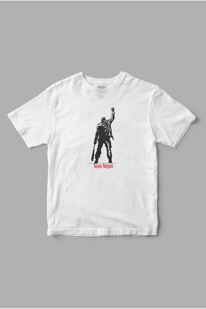 Team Negan" Negan The Walking Dead TWD Printed T-Shirt