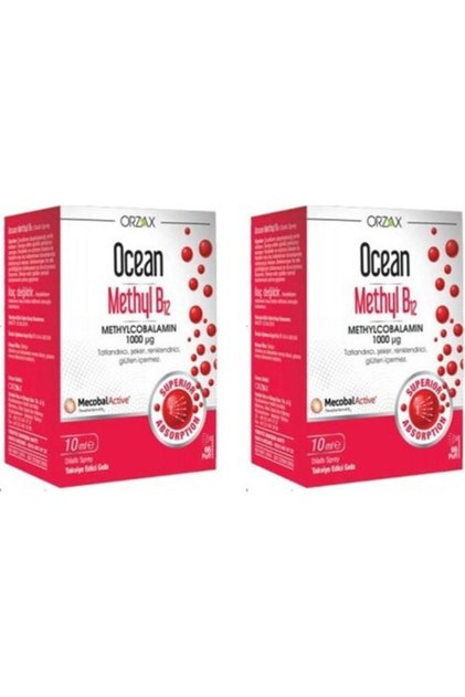 Methyl B12 1000 Mcg 10 ml Sprey x 2 Adet