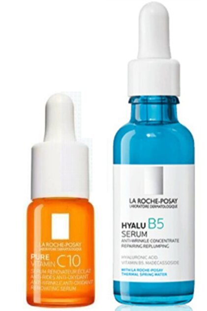 ANTEAROLLER RICH & VC SERUM セット La Roche Posay Anti Aging Serum Seti Çift Etkili Uzman Serum Seti