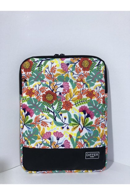 Çiçek Desenli Macbook Laptop Notebook Tablet Kılıfı 15,6 Inç