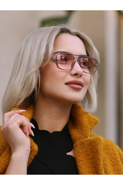 Rectangle Pink Women's Sunglasses