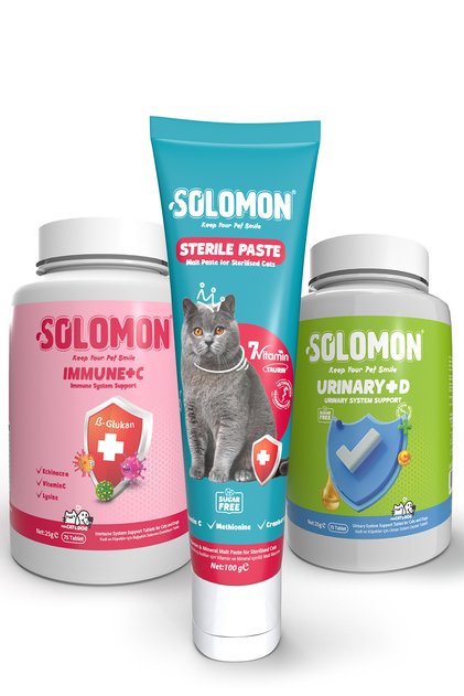 Kısır Kedi Bağışıklık Set (Sterile Paste & Urinary & Immune C)