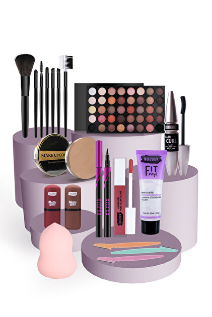 MUJGAN Müzik Serisi K-pop 18 Parça Makyaj Seti Beyaz Ten - Fiyatı