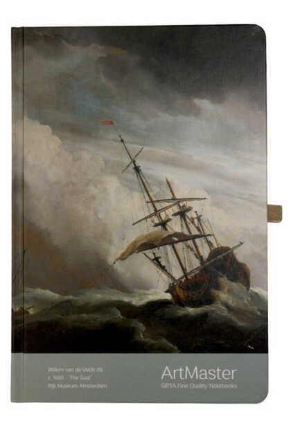 120 Sheets Lined Art Master Hard Cover Notebook 17 X 24 Cm W. Velde