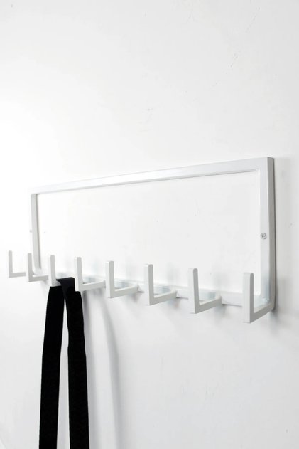 Duvar Askısı 7 Kollu Metal Askılık Modern Elbise Çanta Ev Banyo Mutfak Askılığı Düzenleyici Askılık