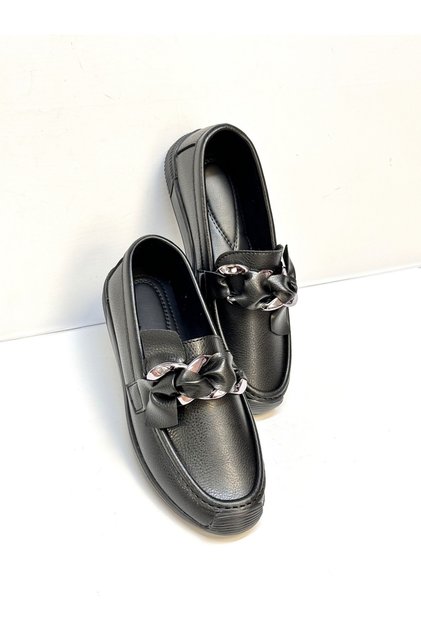 SPORTS MODEL SOFT BALLET SHOES WITH BOW AND CHAIN DETAIL