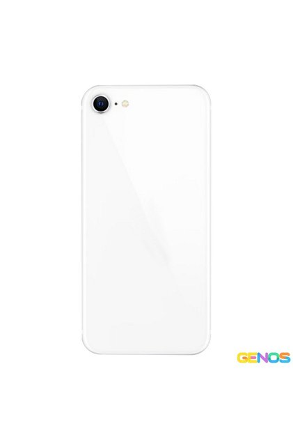 iPhone SE 2020 Uyumlu Geniş Kamera Delikli Batarya Kapağı (Beyaz) (SN807913)