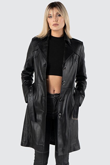 Deriza Kadın Jammi Siyah Deri Ceket 2037 - Fiyatı, Yorumları