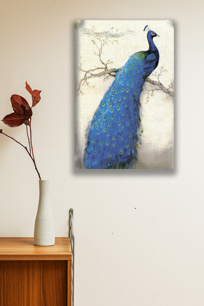 Peacock Wooden Stylish Painting Model, Decorative Gift Home Decoration, Mdf Painting for Living Room, Office