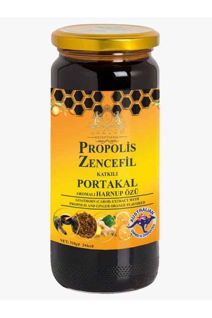 Propolis & Zencefil Katkılı Portakal Aromalı Harnup Özü 310 gr