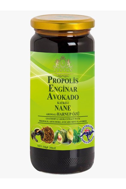 Propolis & Enginar & Avokado Katkılı Nane Aromalı Harnup Özü 310 gr