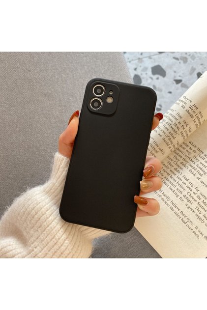 Iphone 12 Uyumlu Içi Kadifeli Lüx Kamera Korumalı Lansman Kılıf