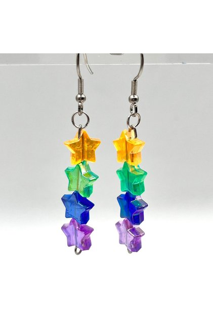 Crystal Star Earring Set