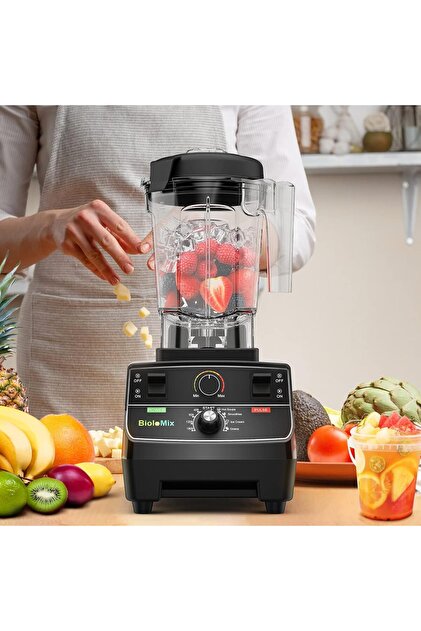 BioloMix 2200W Gücünde Profesyonel Blender Smoothie Mikseri 2L BPA